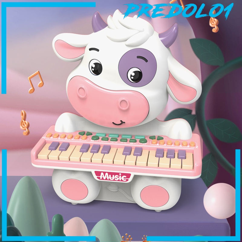 [PREDOLO1] Music Piano Toy No Noise Enlighten Musical Talents Soft Lighting for Baby