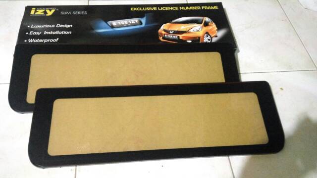 2pcs Cover Plat Nomor Acrylic ,Tempat Plat Nomor Mobil