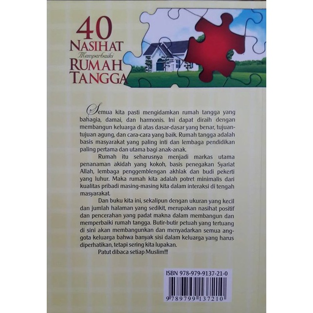 Buku 40 Nasihat Memperbaiki Rumah Tangga - Darul Haq