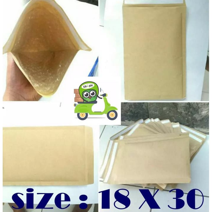 

50pcs PADDED ENVELOPE 27cm X 18cm bubble mail craft