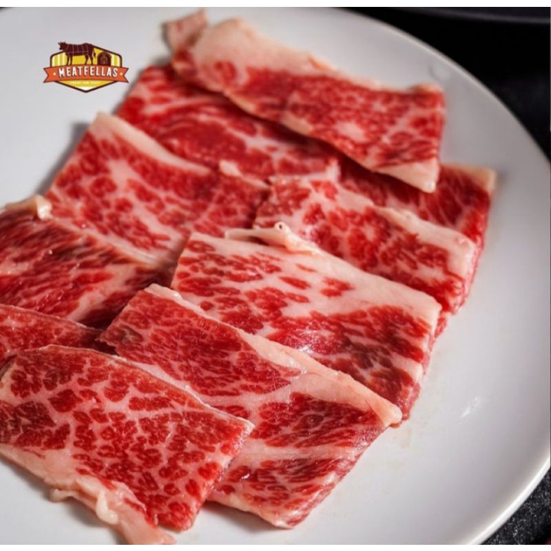 

Karubi US Premium Slice Beef Daging Sapi Prime Shortribs Boneless