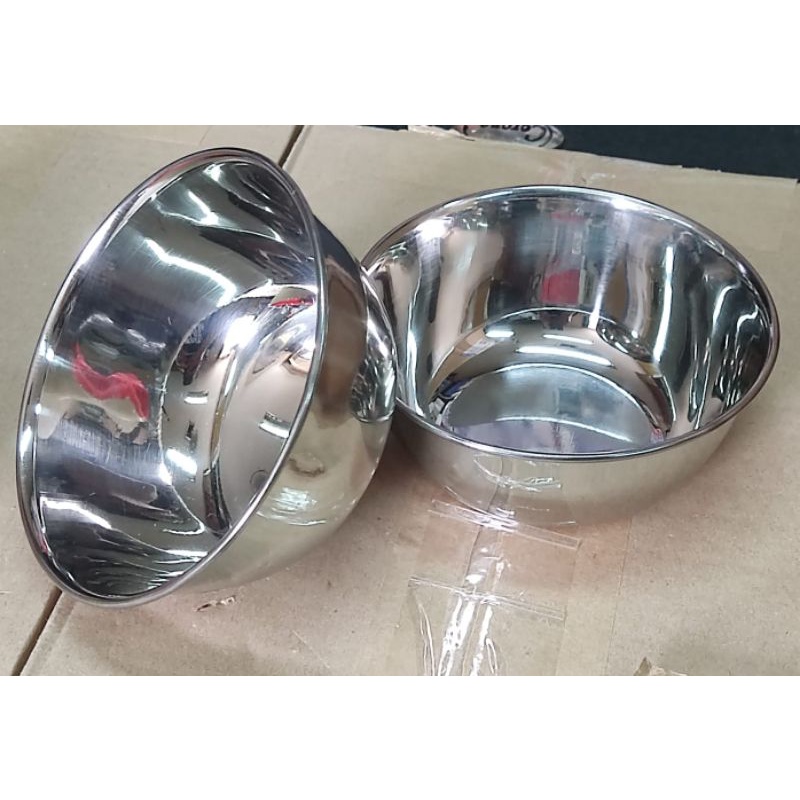 Kom kapas Tanpa Tutup Stainless steel / Bowl 12 Cm