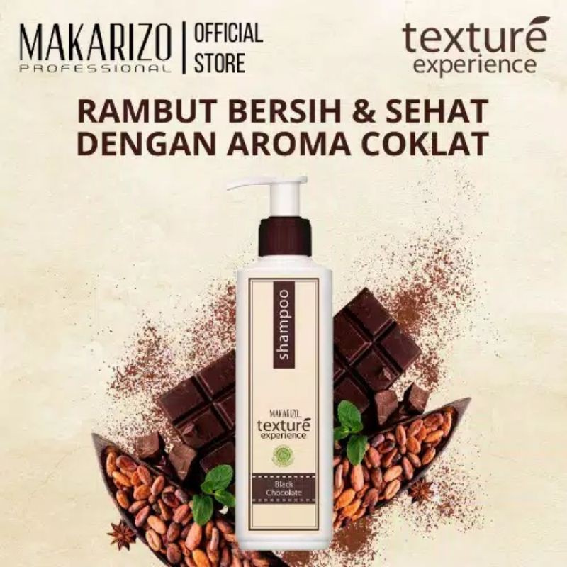 Makarizo Texture Sampo Black Chocolate