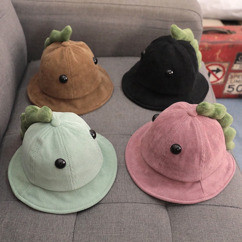 TOPI ANAK ANTI CORONA, FACE SHIELD ANAK, TOPI CORONA ANAK,  FACESHIELD TOPI ANAK, READY STOK!-DINOSAURUS HIJAU(S)