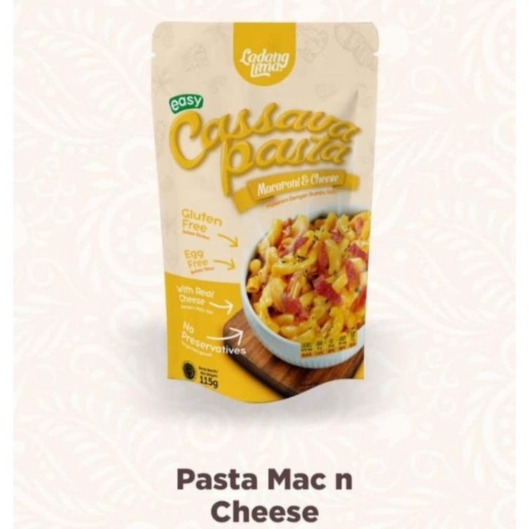 

Ladang Lima Cassava Pasta Mac & Cheese 115gr