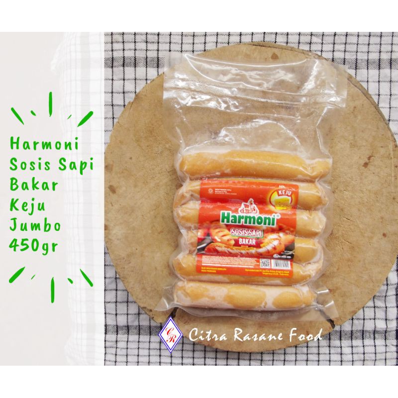 Harmoni Sosis Sapi Bakar Keju Jumbo 450gr