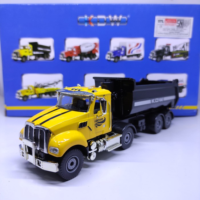 Diecast Miniatur Truck Pengangkut Pasir Mainan Truk Pasir Tambang Anak