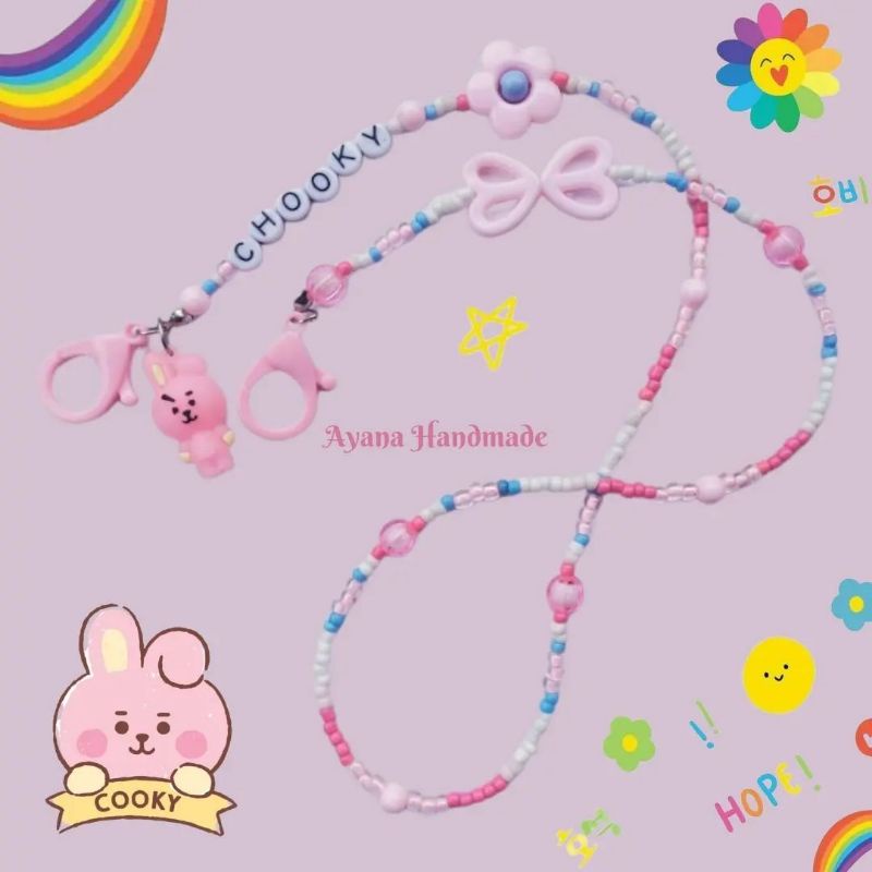 Kalung masker anak BTS Bt21