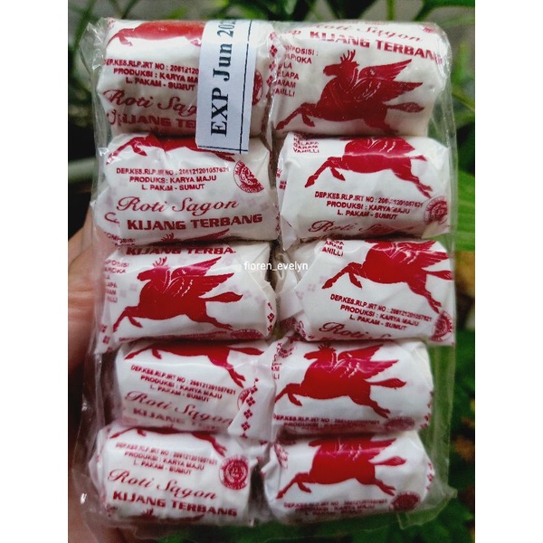 

Roti Sagon / Roti sagu / Roti jadul Cap Kijang Terbang /Cemilan jadul