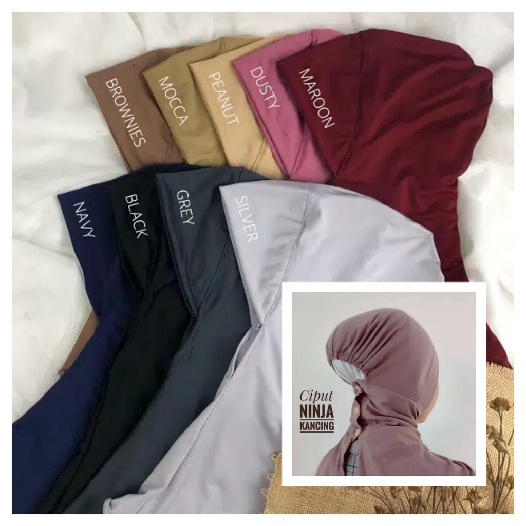 Ciput Ninja Kancing/Inner Ninja Kancing