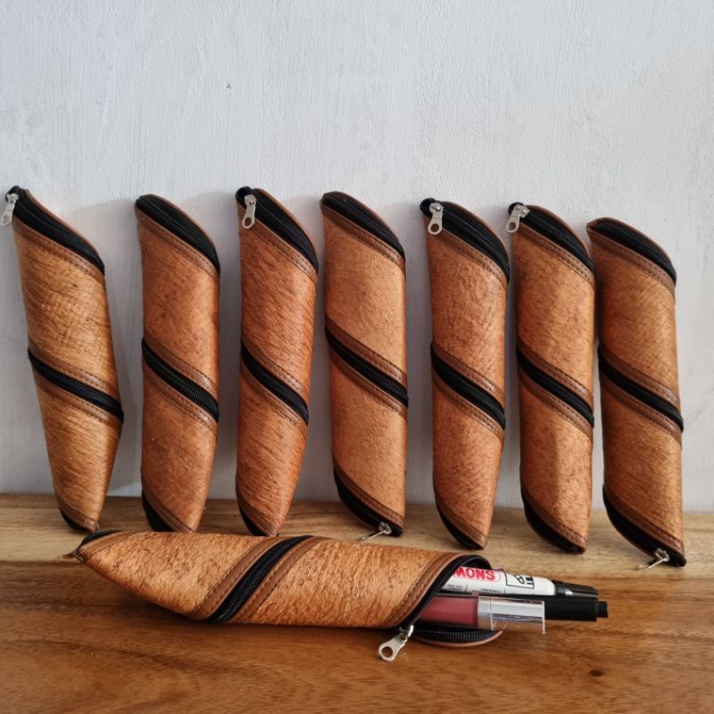 

Tempat Pensil Kulit Kayu| Tempat Pensil Unik Inul Murah