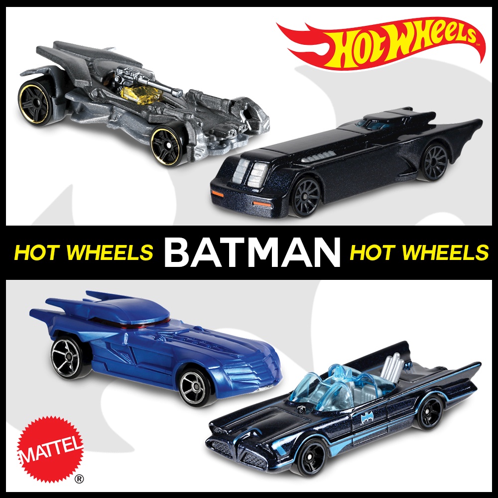 HOT WHEELS MOBIL BATMAN BATMOBILE BATPLANE
