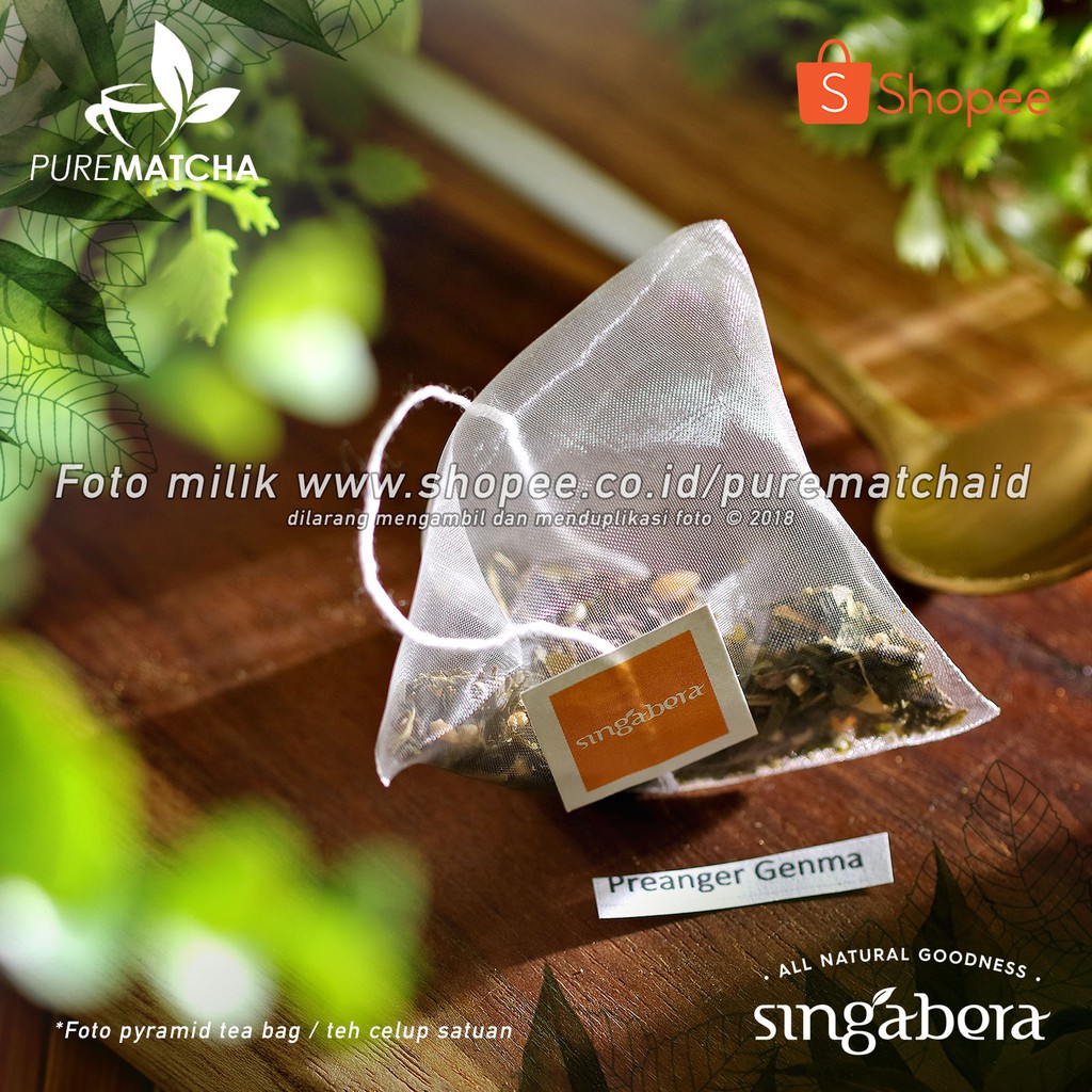 

Singabera Teh Premium Indonesia - Singabera Preanger Genmaicha 1tb Indonesain Tea