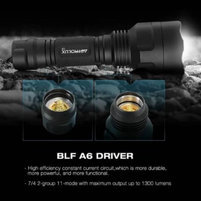 Astrolux c8 xpl hi 6500k 1300 lumen