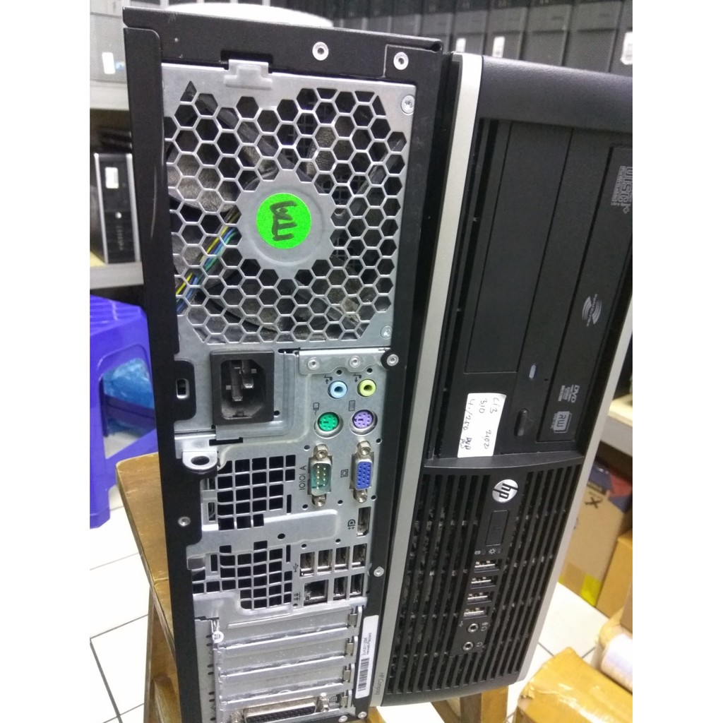 Pc komputer hp destop/pc Hp pro 6200 sff/core i3-3.10ghz/ram 2gb/250gb/dvd rom, wins 7 pro siap pakei