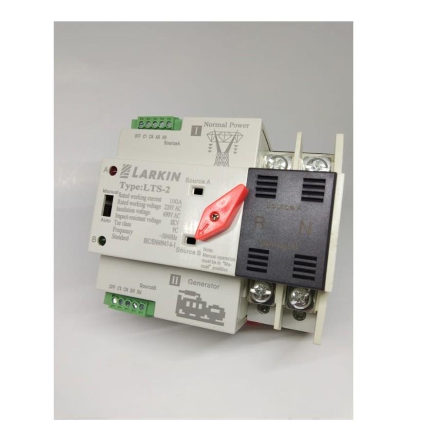 COS / OHM saklar / Automatic PLN Genset / ATS / LTS-2 2P Larkin 100A