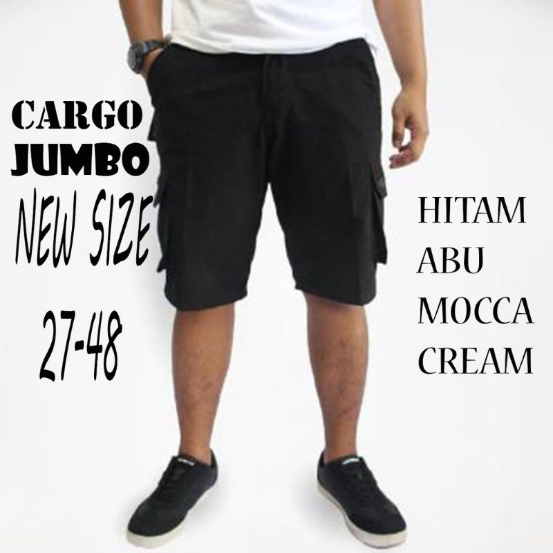 celana pendek cargo pria/ukuran big size jumbo/celana cargo pendek distro pria/