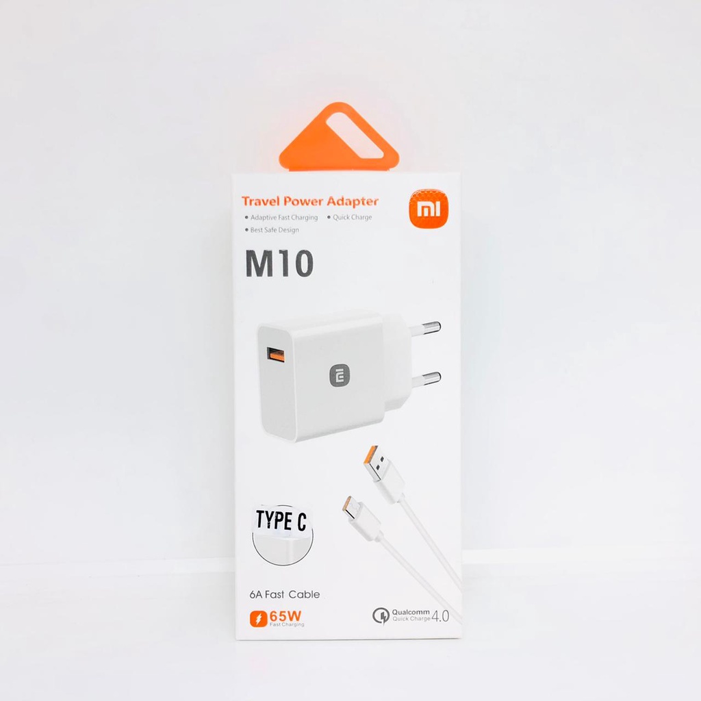 TC XIAOMI -M10 65w Fast Charging + Packing Charger XIAOMI Note 9 Pro / Note 10 Pro