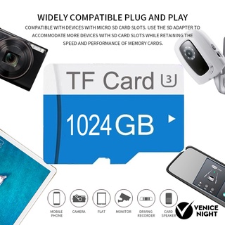 (SC) Memory Card TF Micro Secure Digital 128gb / 256gb / 512G / 1T U3 Kecepatan Tinggi Untuk Handphone