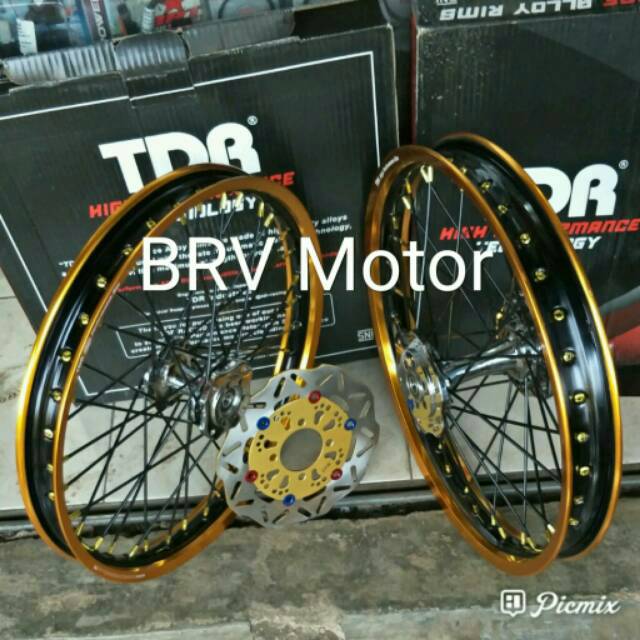 Sepaket Velg R15 Old  - R15 V3 - R15 V2 - Velg Tdr Ples Piringan Tromol Becak Ring 17