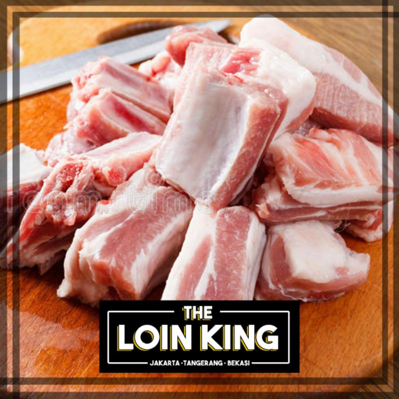 

Iga Babi atau Pork Spareribs Daging Tebal Super Premium utk Masak Sup