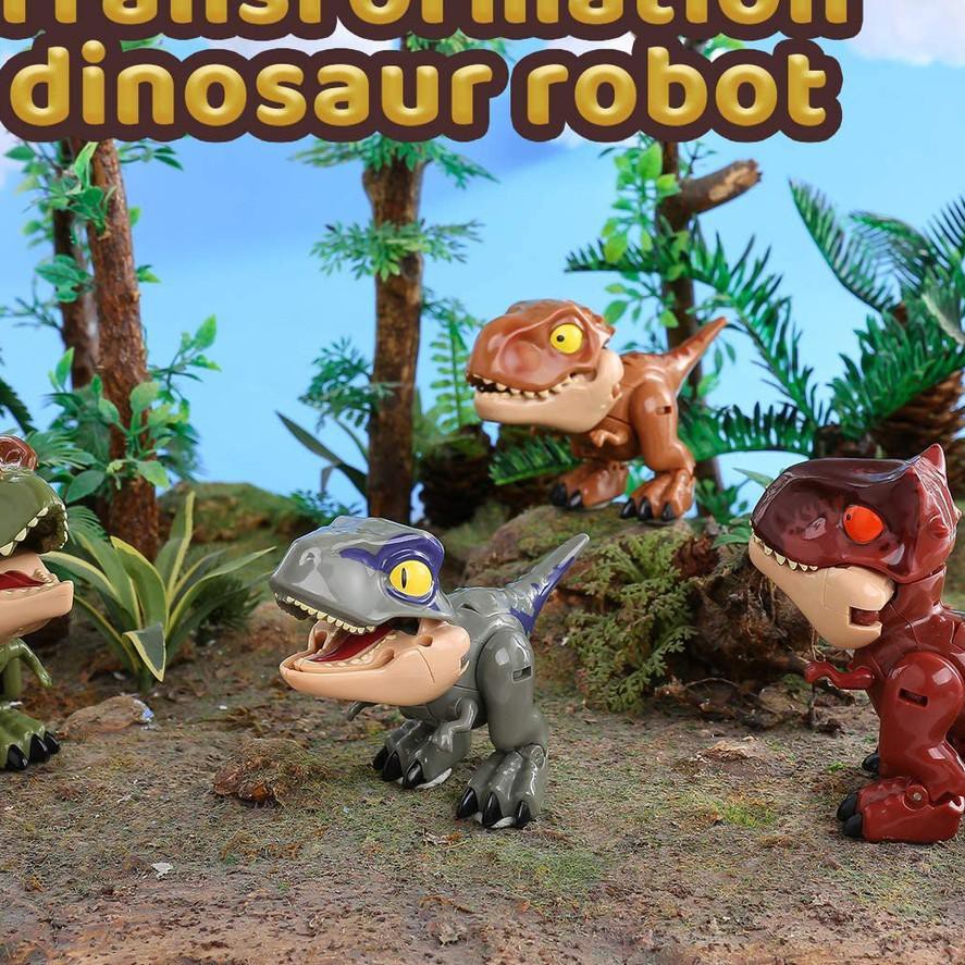 ➾ Jurassic World Yuexing 8286 Funny Dinosaur - Snap Squad Dinosaurus Robot Transformers ➬