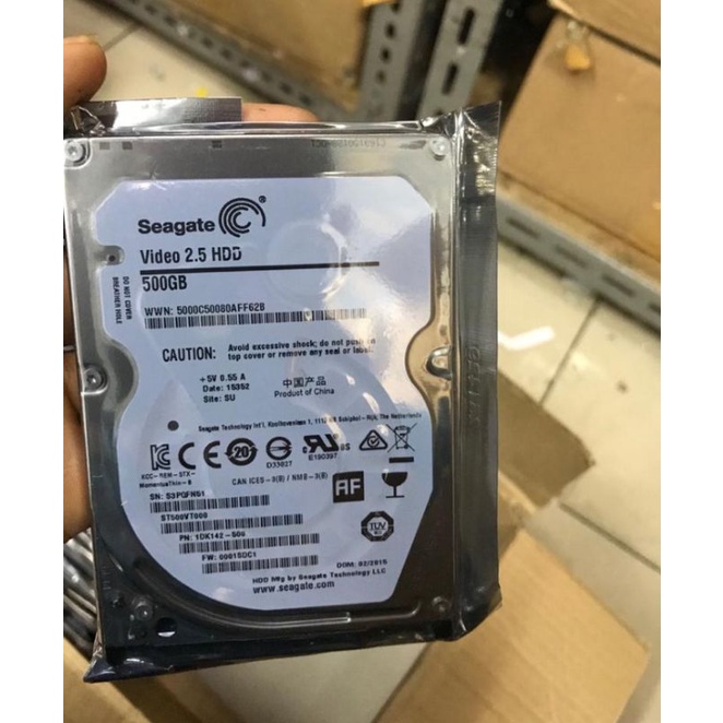 HARDISK 2,5" 500Gb SEAGATE ST HD LAPTOP