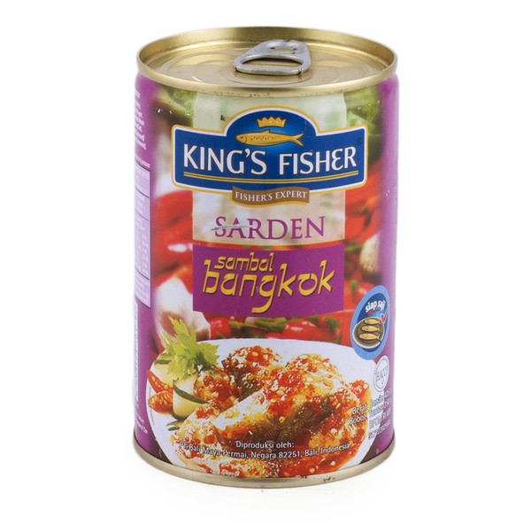 

king's fisher Sarden Dalam Sambal Bangkok 155g