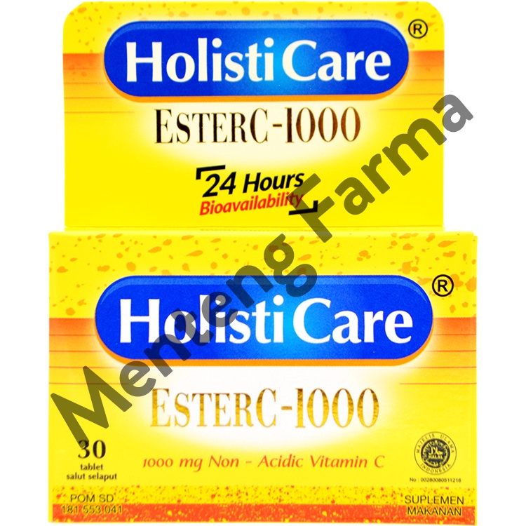 Holisticare Ester C 30 Tablet - Suplemen Vitamin C &amp; Daya Tahan Tubuh