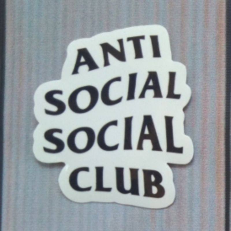 

Sticker / Stiker Anti Social Social Club ASSC