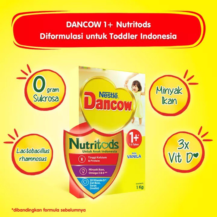 Dancow 1+ Susu Pertumbuhan  - 750 gr