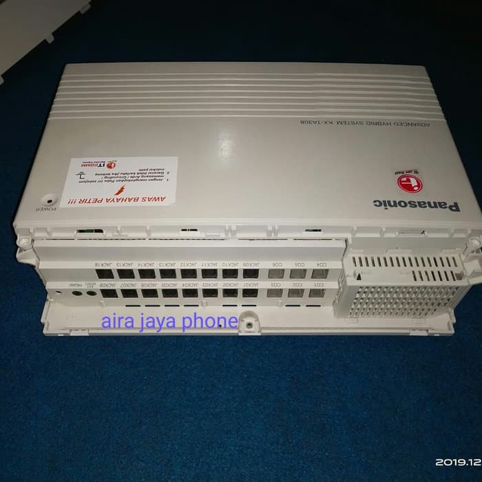 Pabx Panasonic KX-TA616/308 Unit Second MANTAP Kap . 6 Line 16 Ext