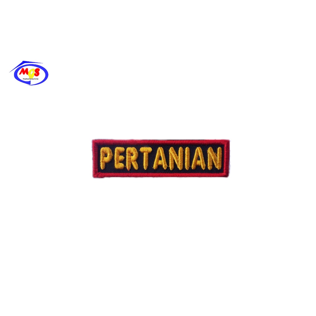 Bordir Logo Timbul Pertanian