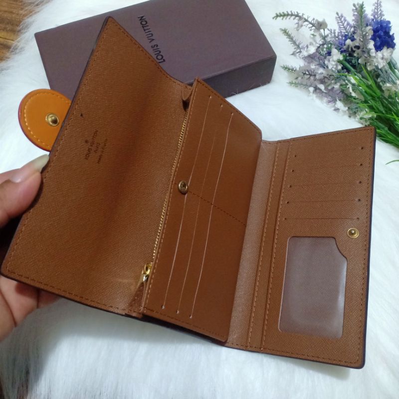 Dompet Lv Lipat/dompet wanita model Lis lidah kunci