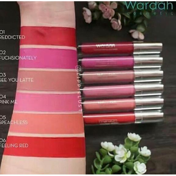 Jual LIP WARDAH - Liquid Exclusive Lip Cream / Lipcream / Lipgloss Matte Murah