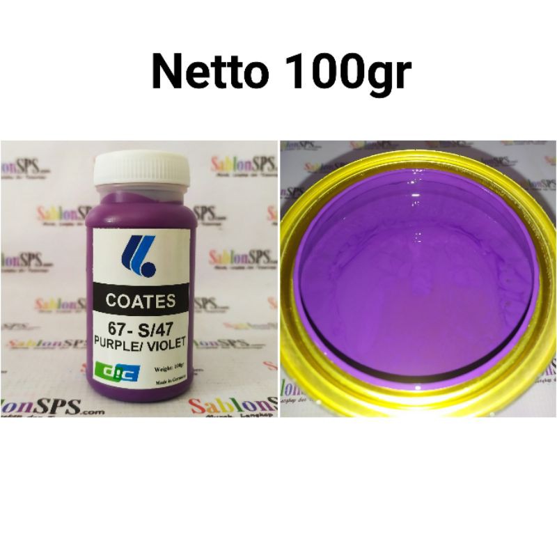 TINTA SABLON GELAS COATES 67 - S/47 PURPLE VIOLET 100GR