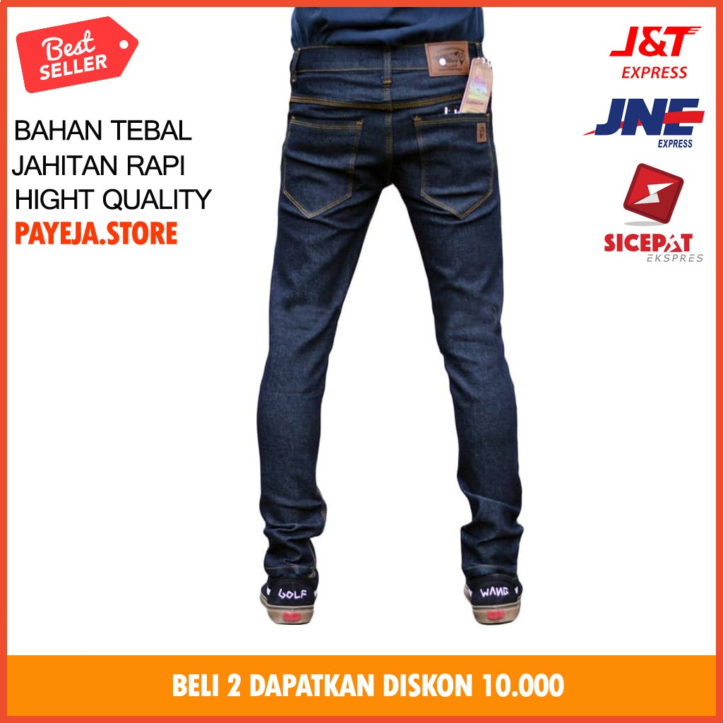 Celana Jeans Pria Celana Pria Slim fit Jeans Fashion Cowok Denim Skinny Terlaris Kekinian Terbaru X6