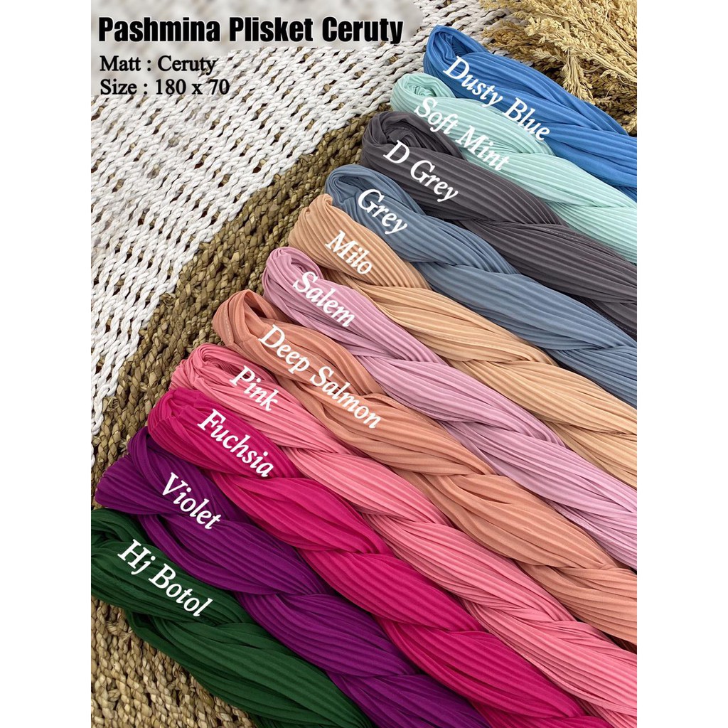 Pashmina Plisket Shawl Diamond