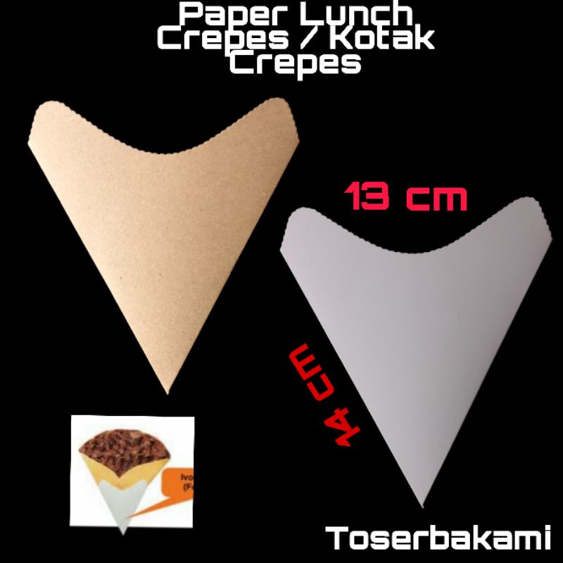 Paper Lunch Crepes / Tempat Makan Martabak mini