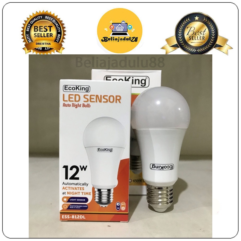 Beliajadulu88 Lampu LED Sensor 10 dan 12 Watt ( Light Sensor ) Ecoking