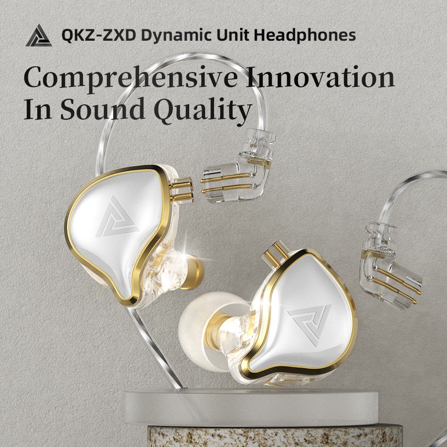 QKZ ZXD 1 Dynamic HiFi Bass Sport IEM Headphones alt ZSN ZEX -WITH MIC