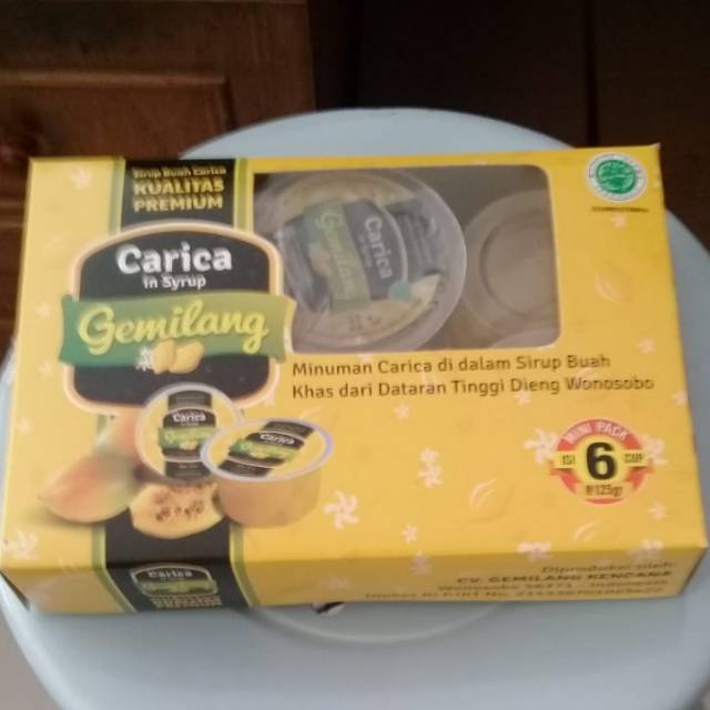 

CARICA DIENG GEMILANG ISI 6 CUP