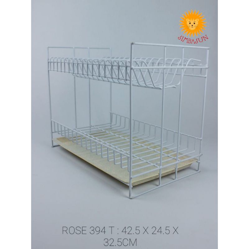 Rak piring rose 394 T susun 2 simbasun asli