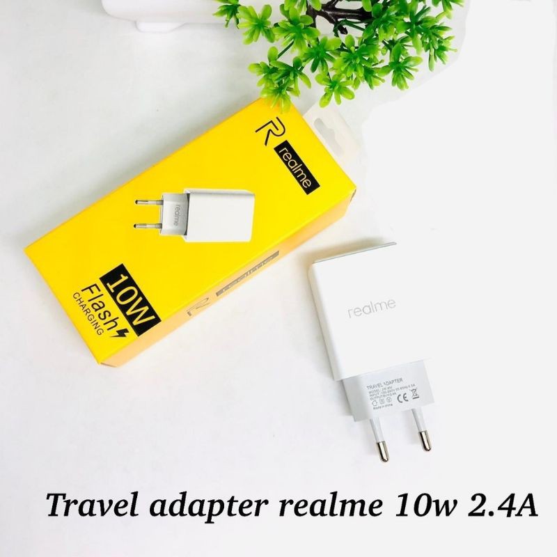 ADAPTOR CHARGER REALME 1USB 2A 10W BATOK CHARGER REALME 1USB KEPALA CASAN REALME 1USB 10W