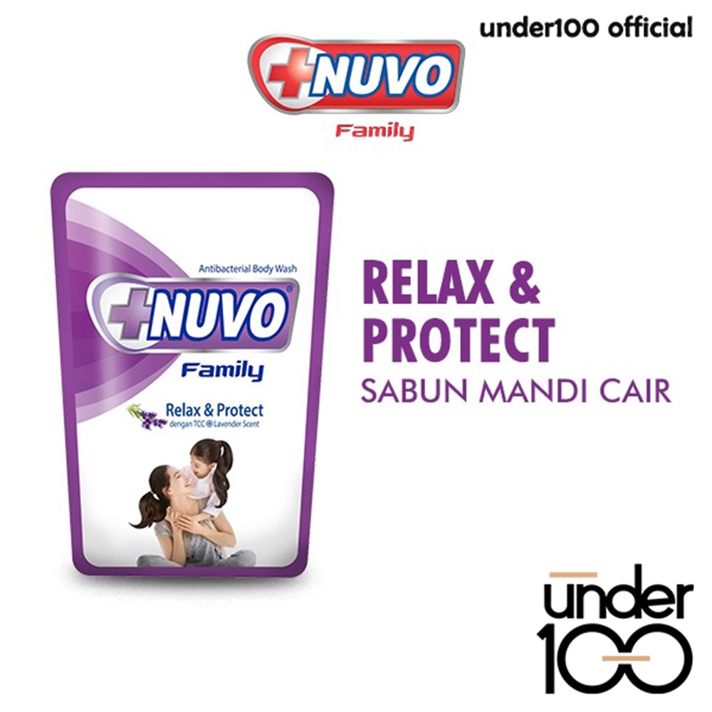 ❤ UNDER100 ❤ NUVO Family Antibacterial Body Wash | Nuvo Active | Sachet 60ml | Sabun Mandi Cair | BPOM