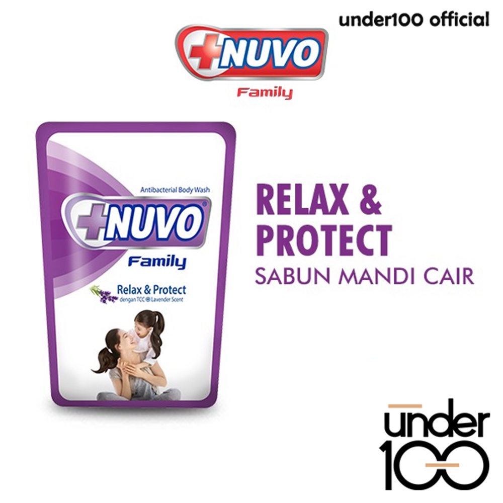 ❤ UNDER100 ❤ NUVO Family Antibacterial Body Wash | Nuvo Active | Sachet 60ml | Sabun Mandi Cair | BPOM