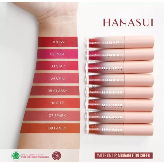 Hanasui Mattedorable Lip Cream