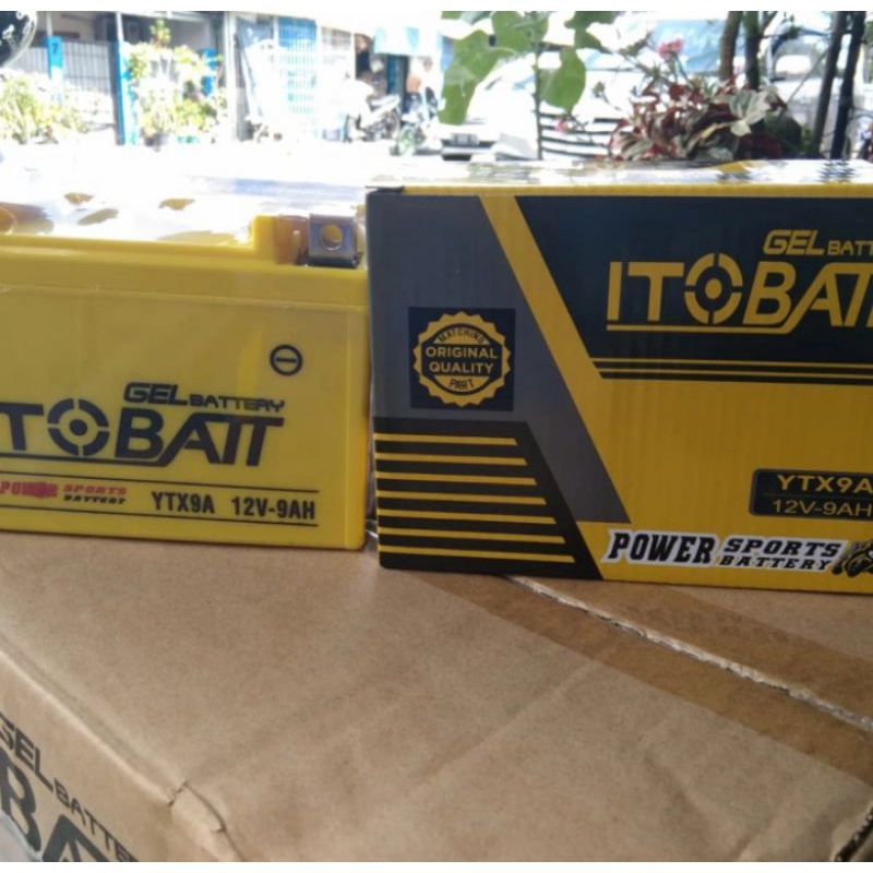 aki itobat YTX9A motor yamaha.honda kawasaki slll