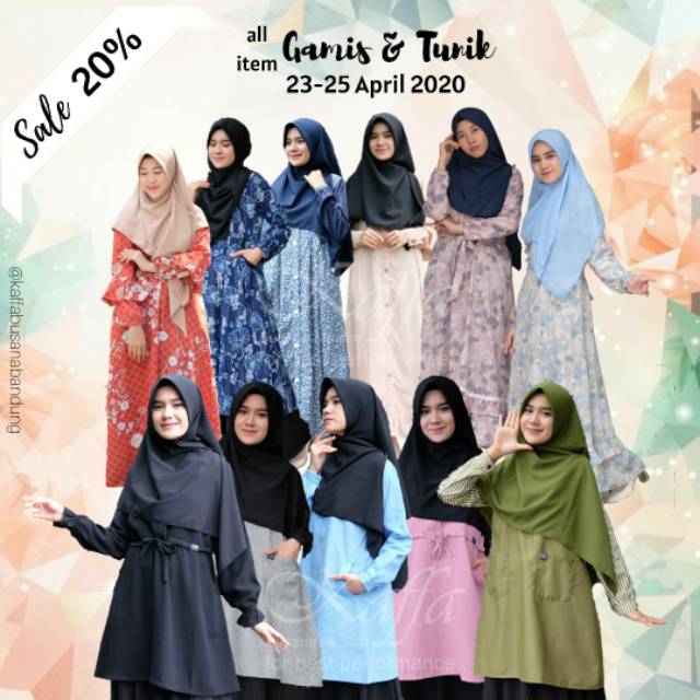 Gamis dan Tunik by Kaffa Busana Muslim