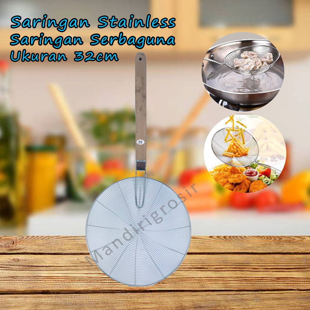 Saringan Stainless *Saringan * Saringan Serbaguna * 32cm